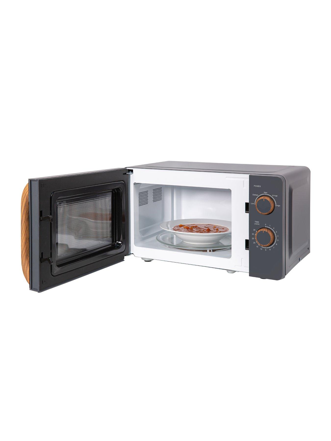 Image 6 of 8 of Russell Hobbs RHMM713G Scandi Compact Grey Manual Microwave