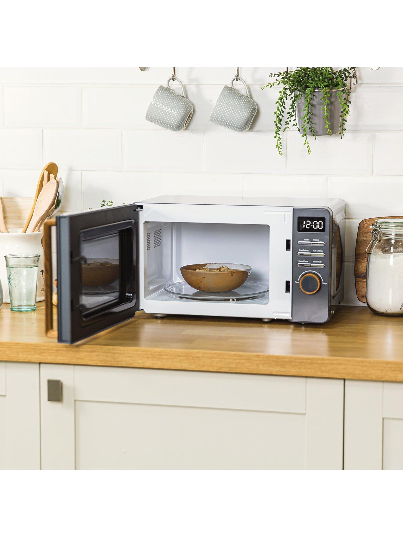 Image 4 of 8 of Russell Hobbs RHMD714G Scandi Grey Digital Microwave