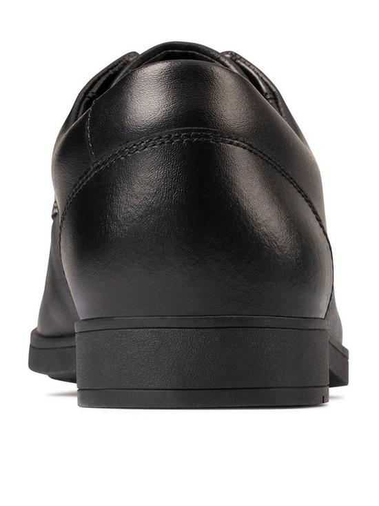 stillFront image of clarks-youth-scala-step-lace-up-school-shoe-black