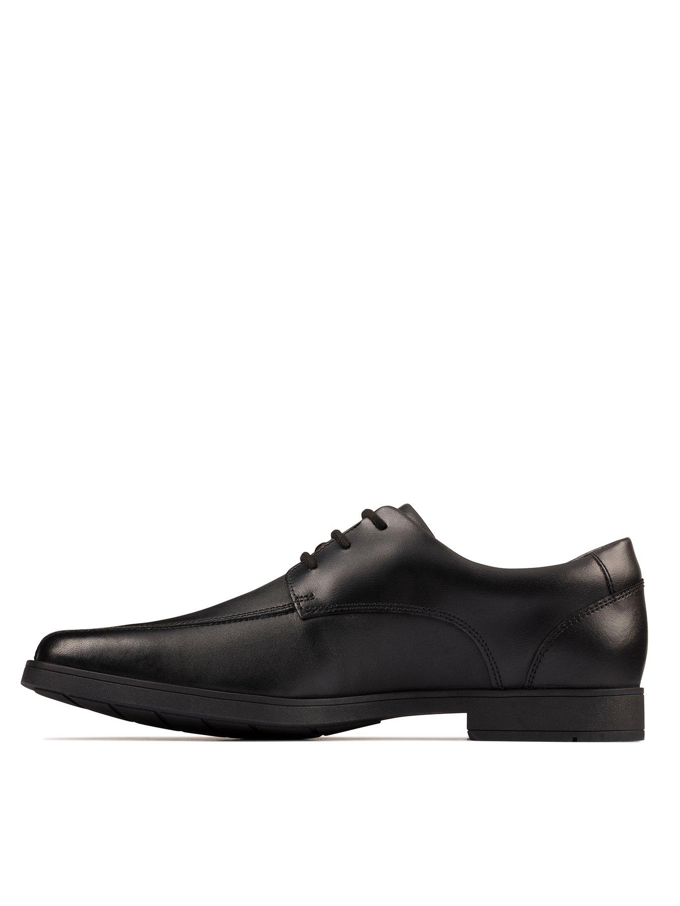 Image 3 of 7 of Clarks Youth Scala Step Lace Up School Shoe - Black