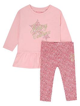 Juicy Couture Juicy Couture Toddler Girls Dress And Legging Set - Pink Picture