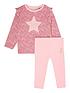  image of juicy-couture-toddler-girls-t-shirt-and-legging-set-pink
