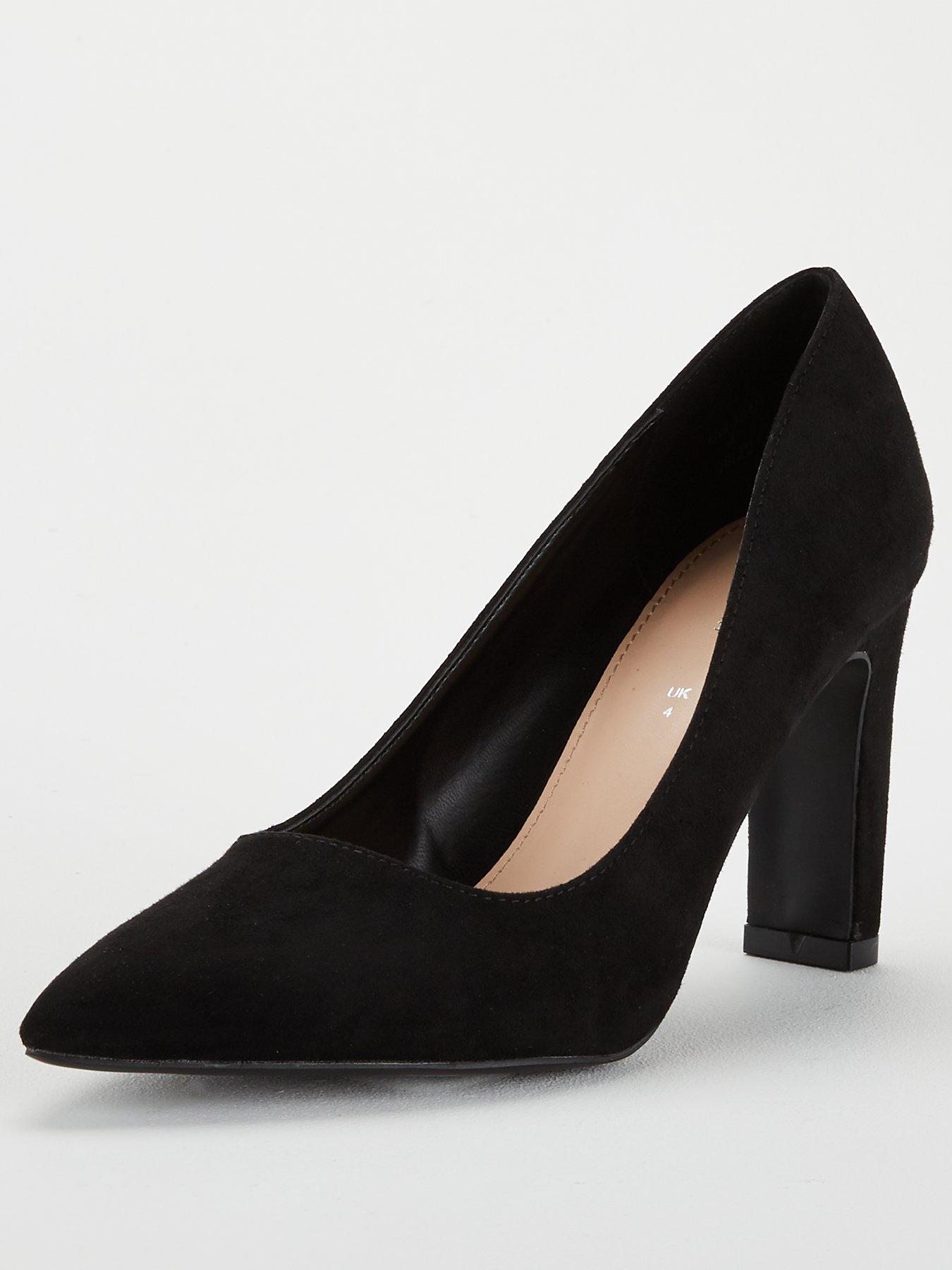 black shoes womens heels