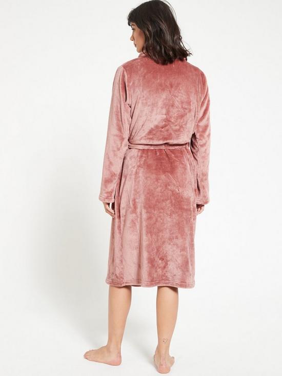 stillFront image of everyday-super-soft-robe-pink