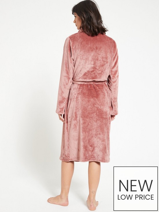 stillFront image of v-by-very-super-soft-robe-pink