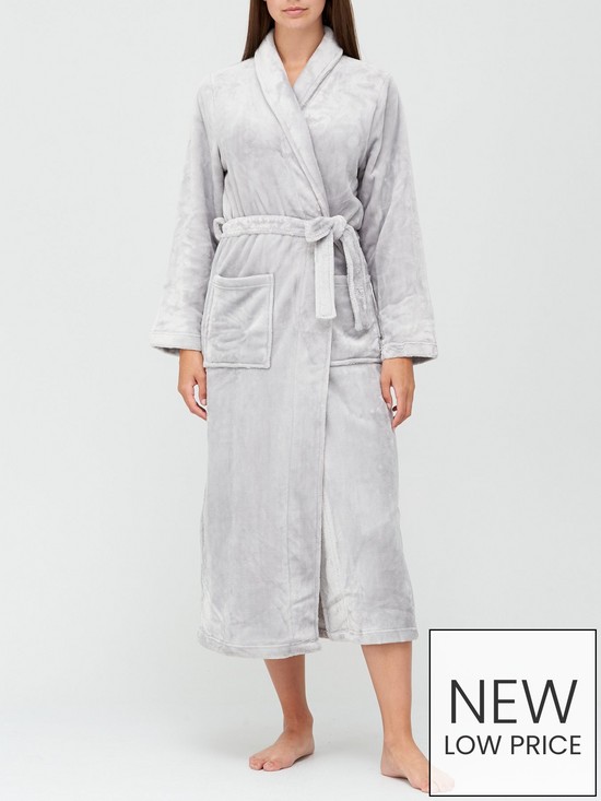 front image of v-by-very-longer-length-supersoft-dressing-gown-grey