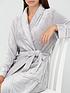  image of v-by-very-longer-length-supersoft-dressing-gown-grey