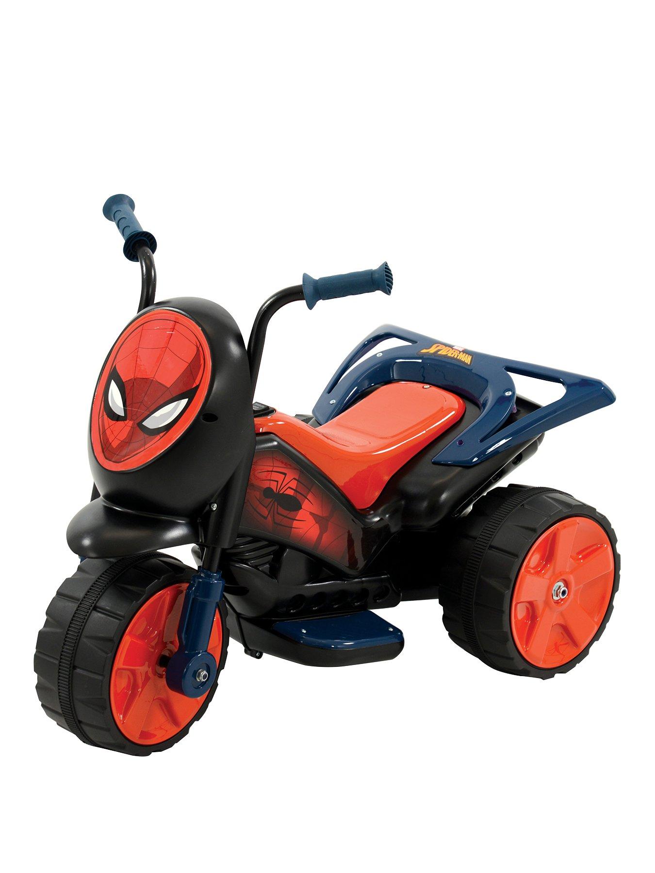 spiderman bike riding