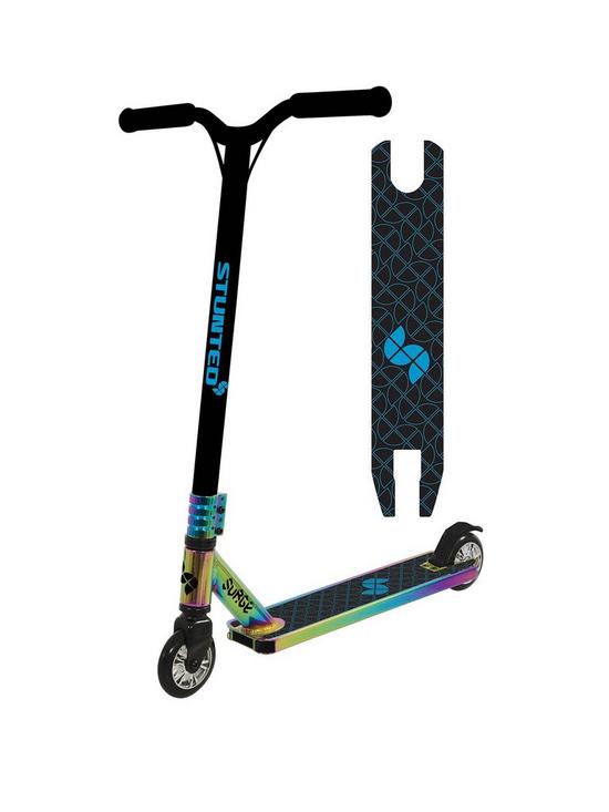 front image of stunted-surge-neochrome-scooter
