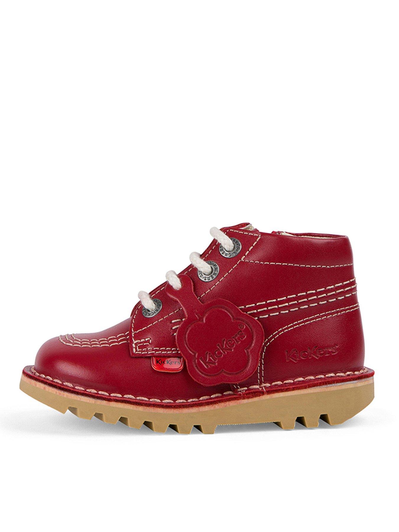 Image 1 of 7 of Kickers Kick Hi Zip Boot - Red