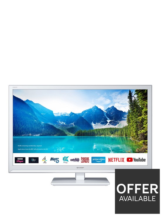 front image of sharp-24bc0kw-24nbspinch-hd-ready-led-smart-tv-with-freeview-white