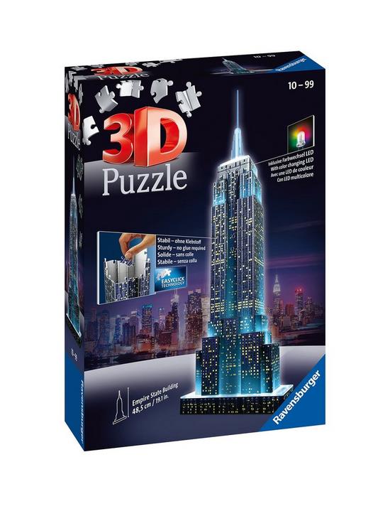 stillFront image of ravensburger-empire-state-building-night-edition-3d-puzzle