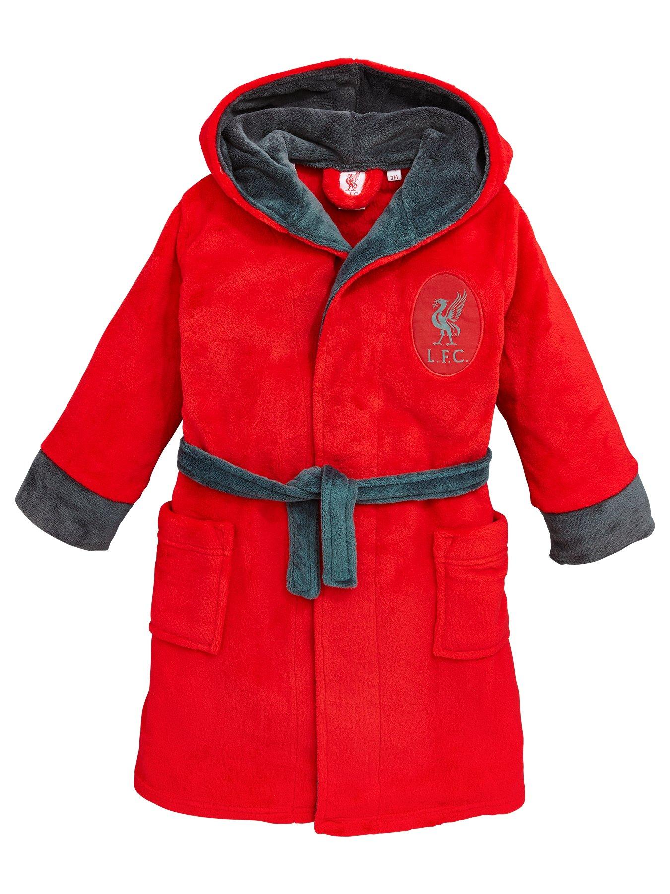 kids liverpool dressing gown