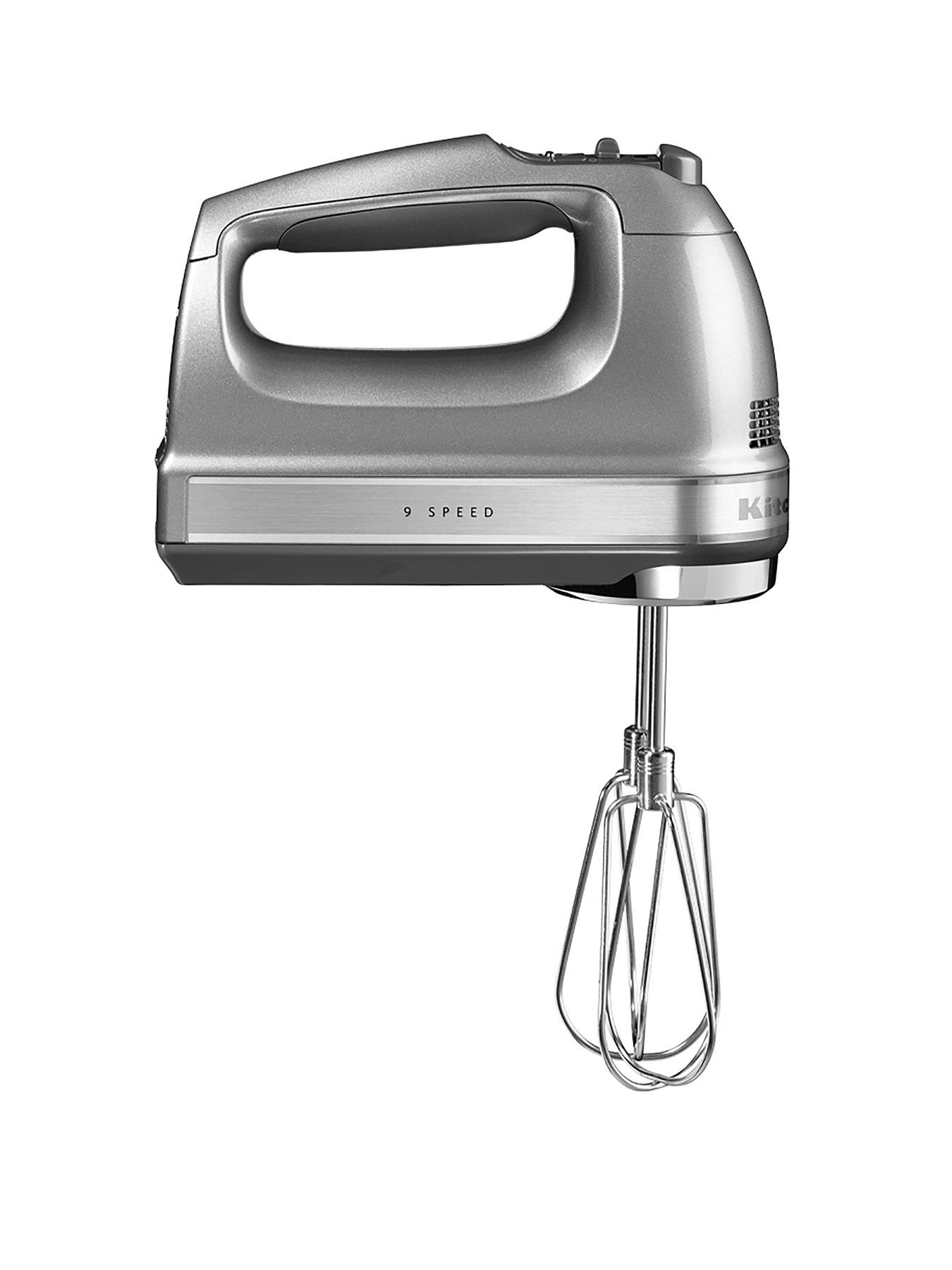 Image 1 of 7 of KitchenAid 9-speed Hand Mixer&nbsp;- Contour Silver