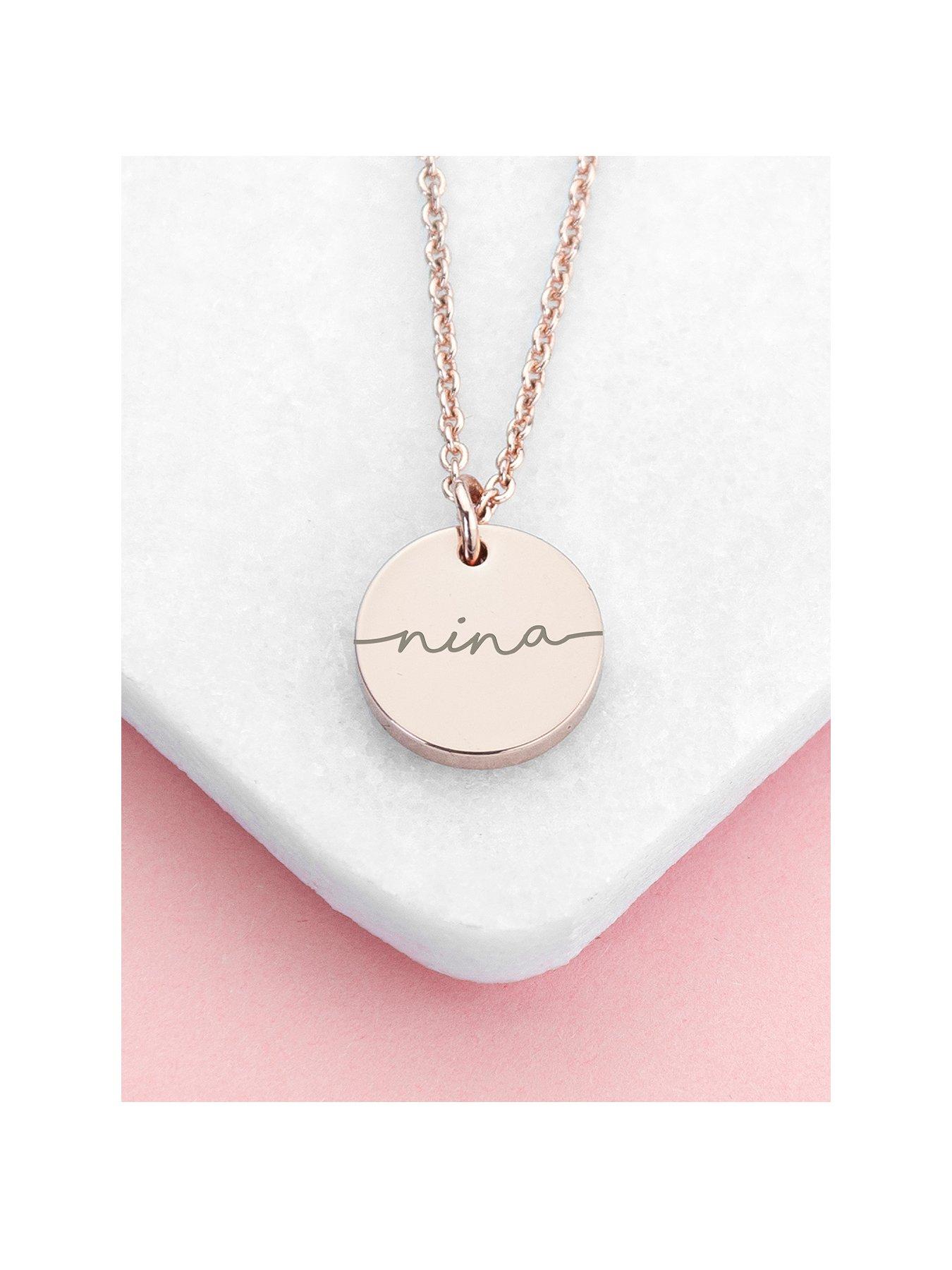 undefined Personalised Disc Necklace