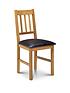  image of julian-bowen-coxmoor-118-cm-solid-oaknbspdining-table-4-pewter-coxmoor-chairs
