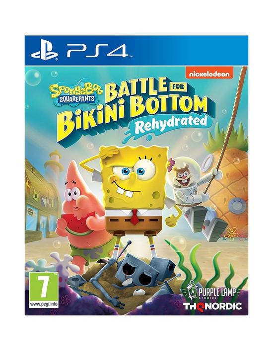 front image of playstation-4-spongebob-squarepants-battle-for-bikini-bottom-rehydrated