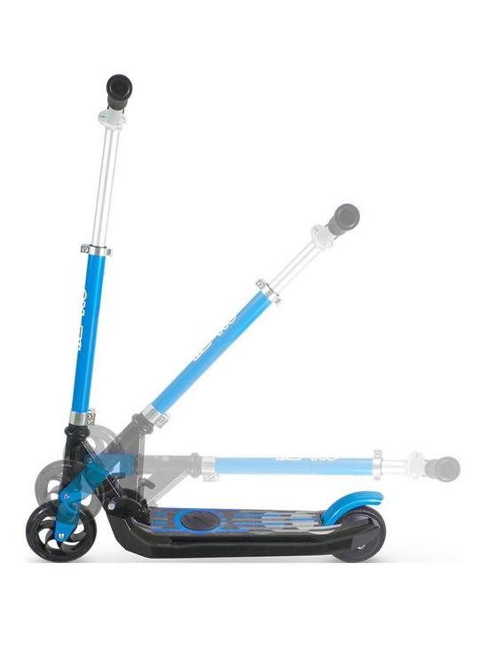 stillFront image of zinc-e4-max-electric-scooter-blue