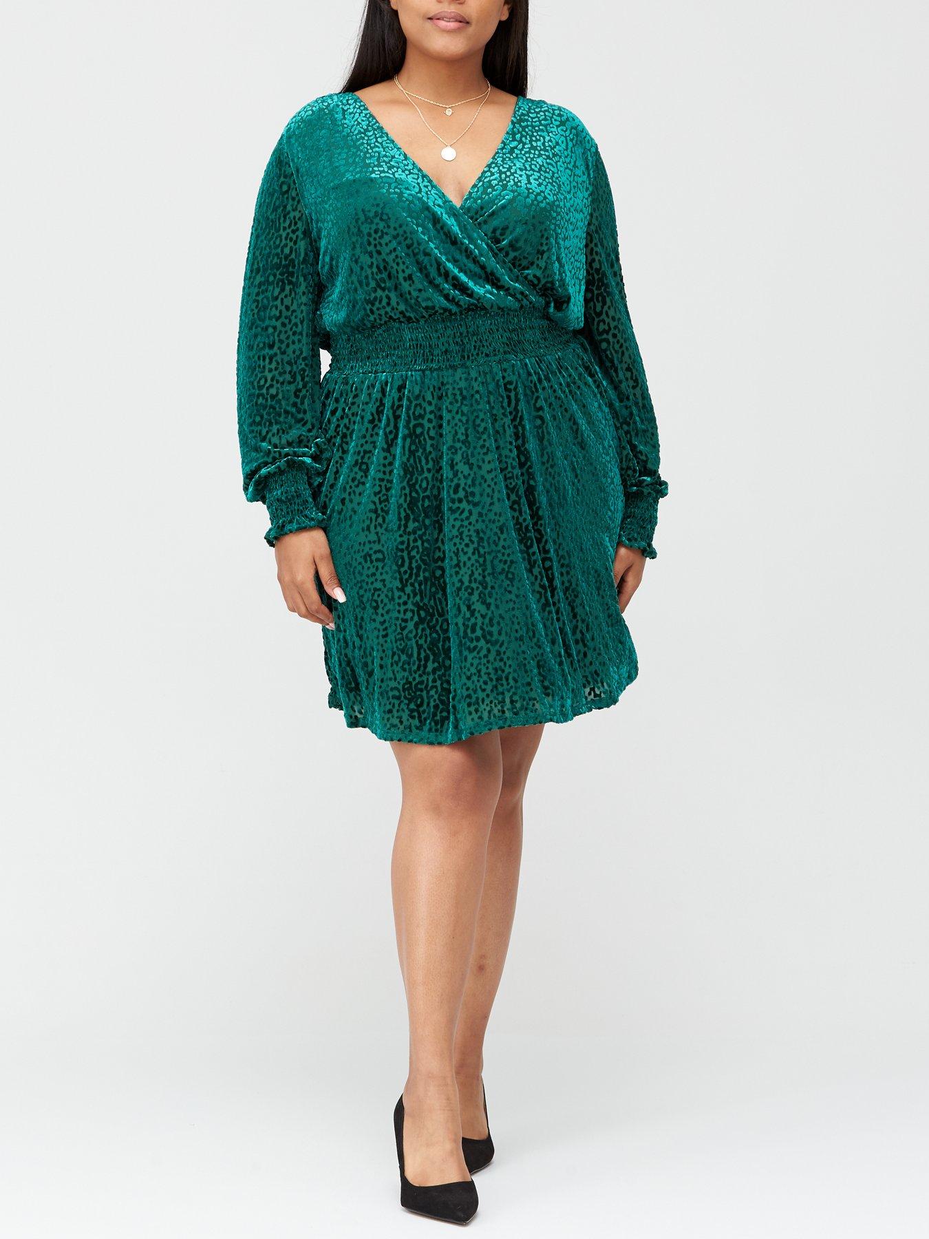 littlewoods green dress