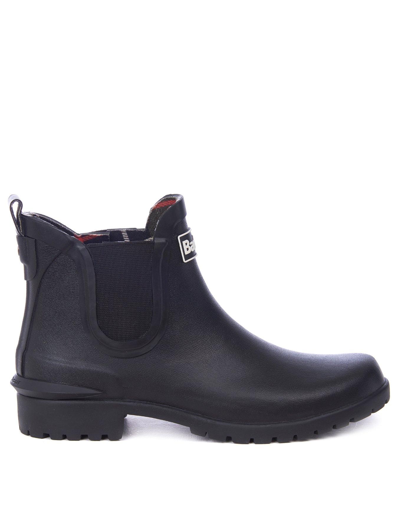  image of barbour-wilton-wellington-black