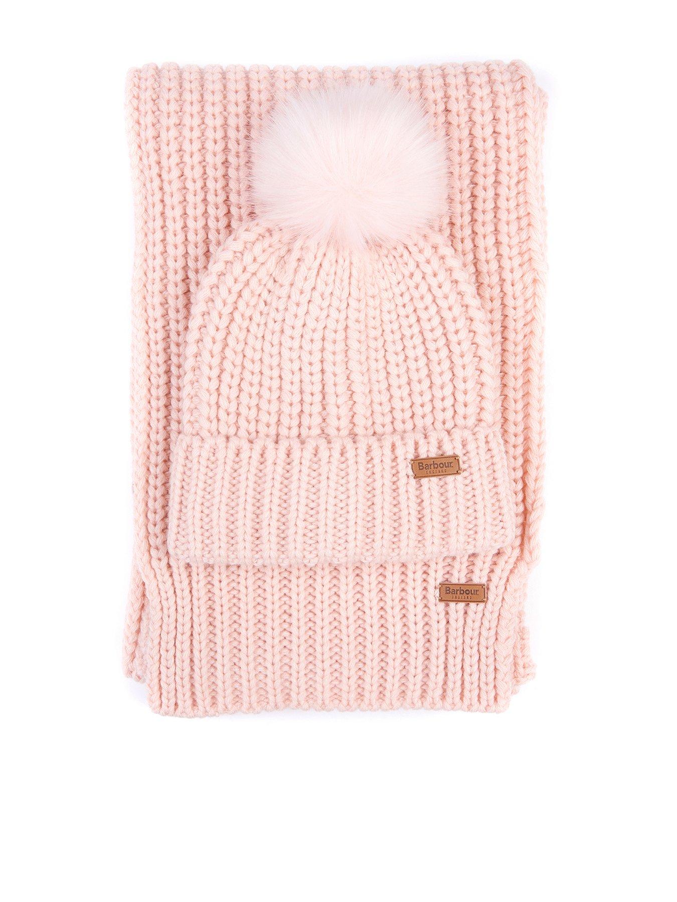 barbour saltburn beanie pink