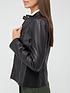  image of hugo-lilova-leather-jacket-black