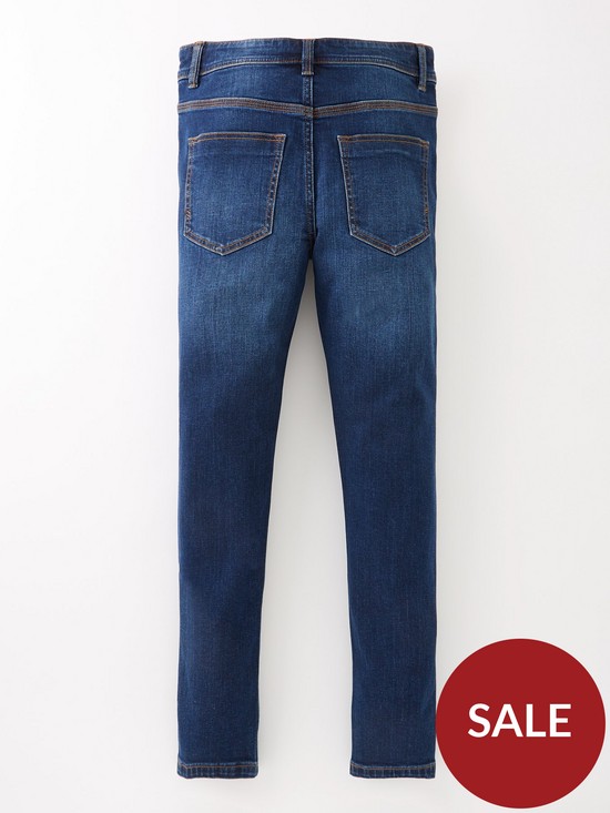 back image of v-by-very-boys-super-skinny-jeans-dark-blue-wash