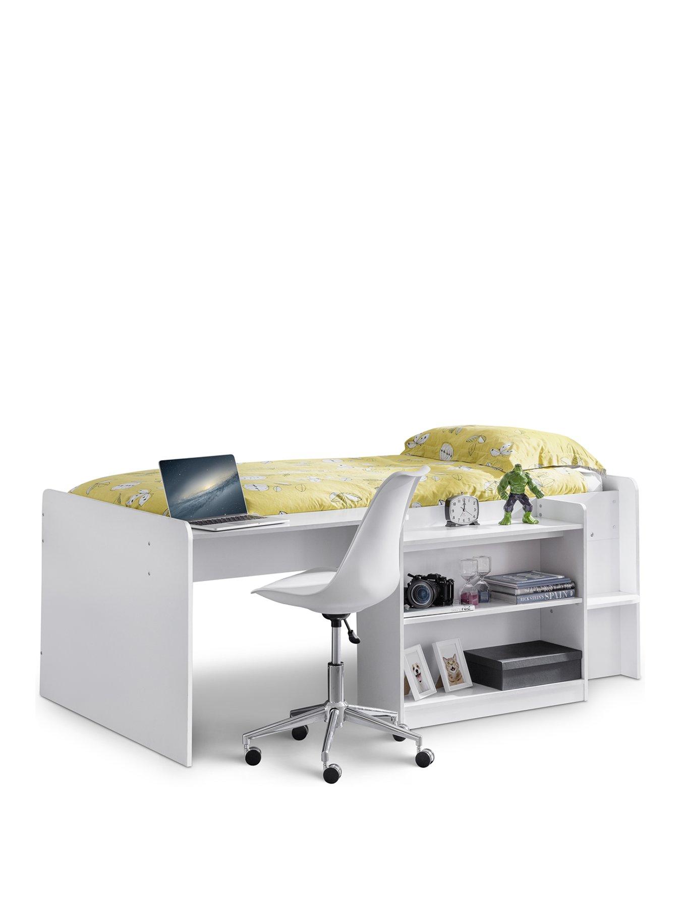 stillFront image of julian-bowen-neptune-midsleeper-bed-with-desk