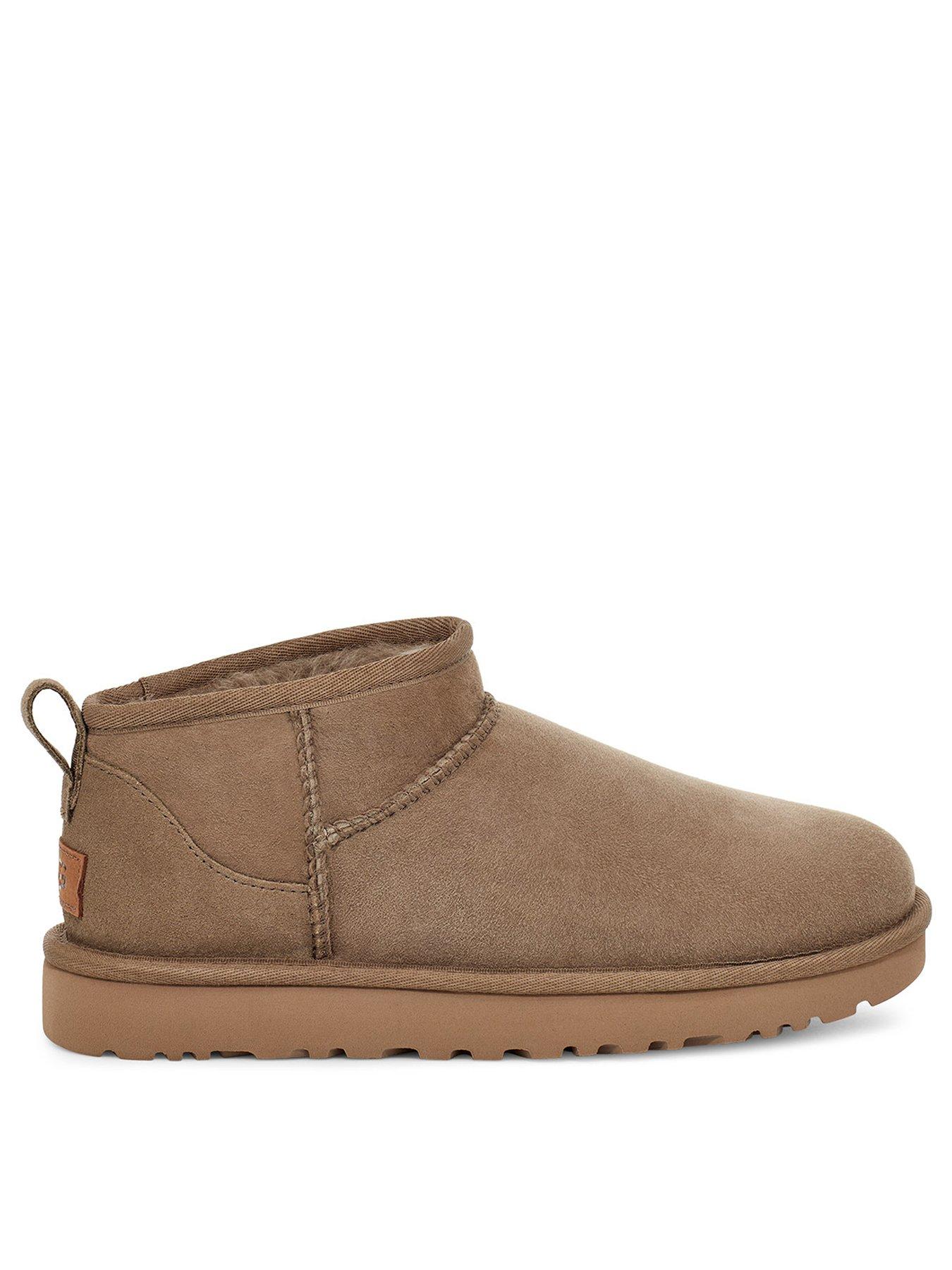 UGG Classic Ultra Mini Ankle Boot - Antelope | littlewoods.com