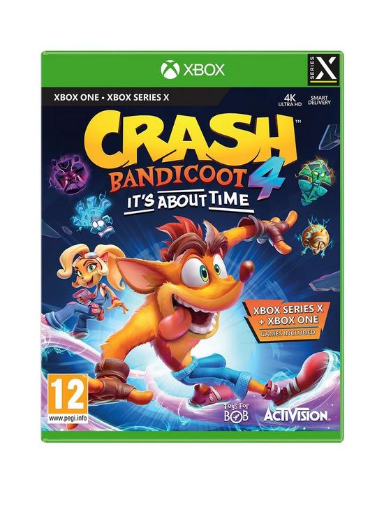 front image of xbox-crash-bandicoottrade-4-its-about-time