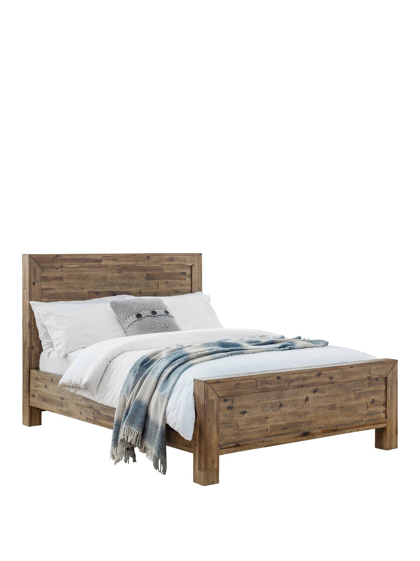 stillFront image of julian-bowen-hoxtonnbspwooden-bed-solid-acacia