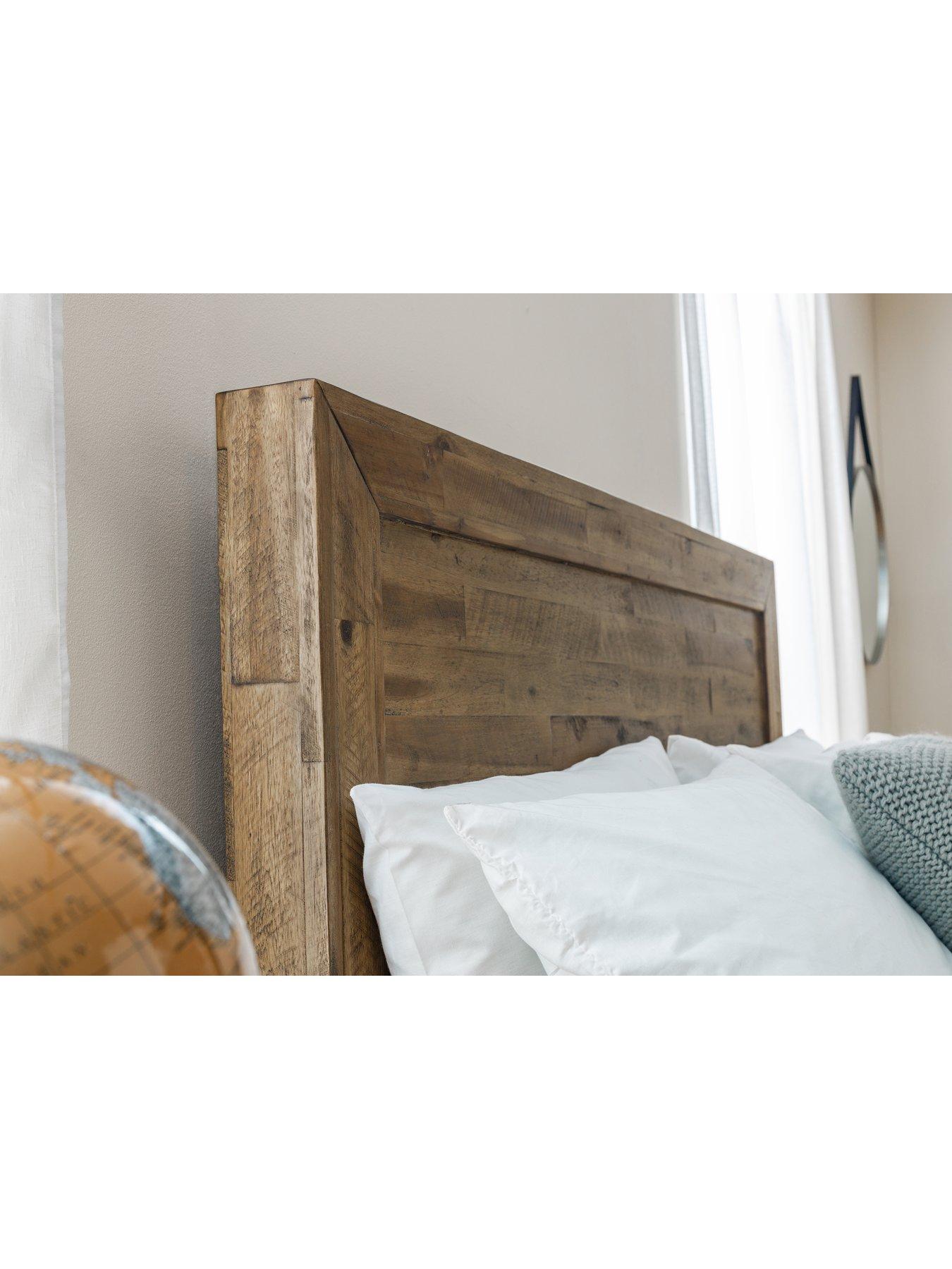  image of julian-bowen-hoxtonnbspwooden-bed-solid-acacia