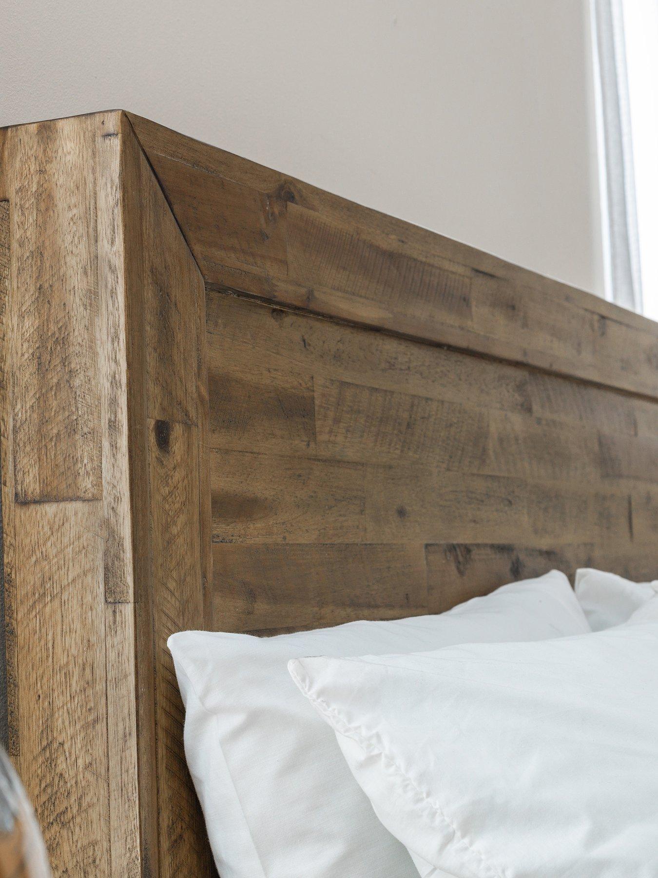 Image 5 of 6 of Julian Bowen Hoxton&nbsp;Wooden Bed - Solid Acacia
