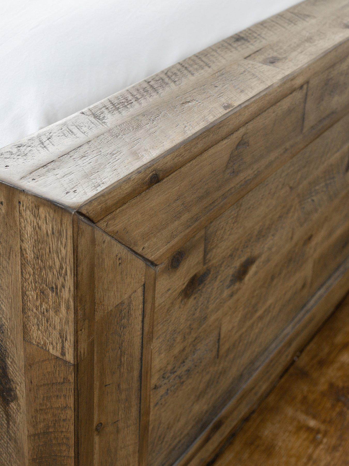  image of julian-bowen-hoxtonnbspwooden-bed-solid-acacia