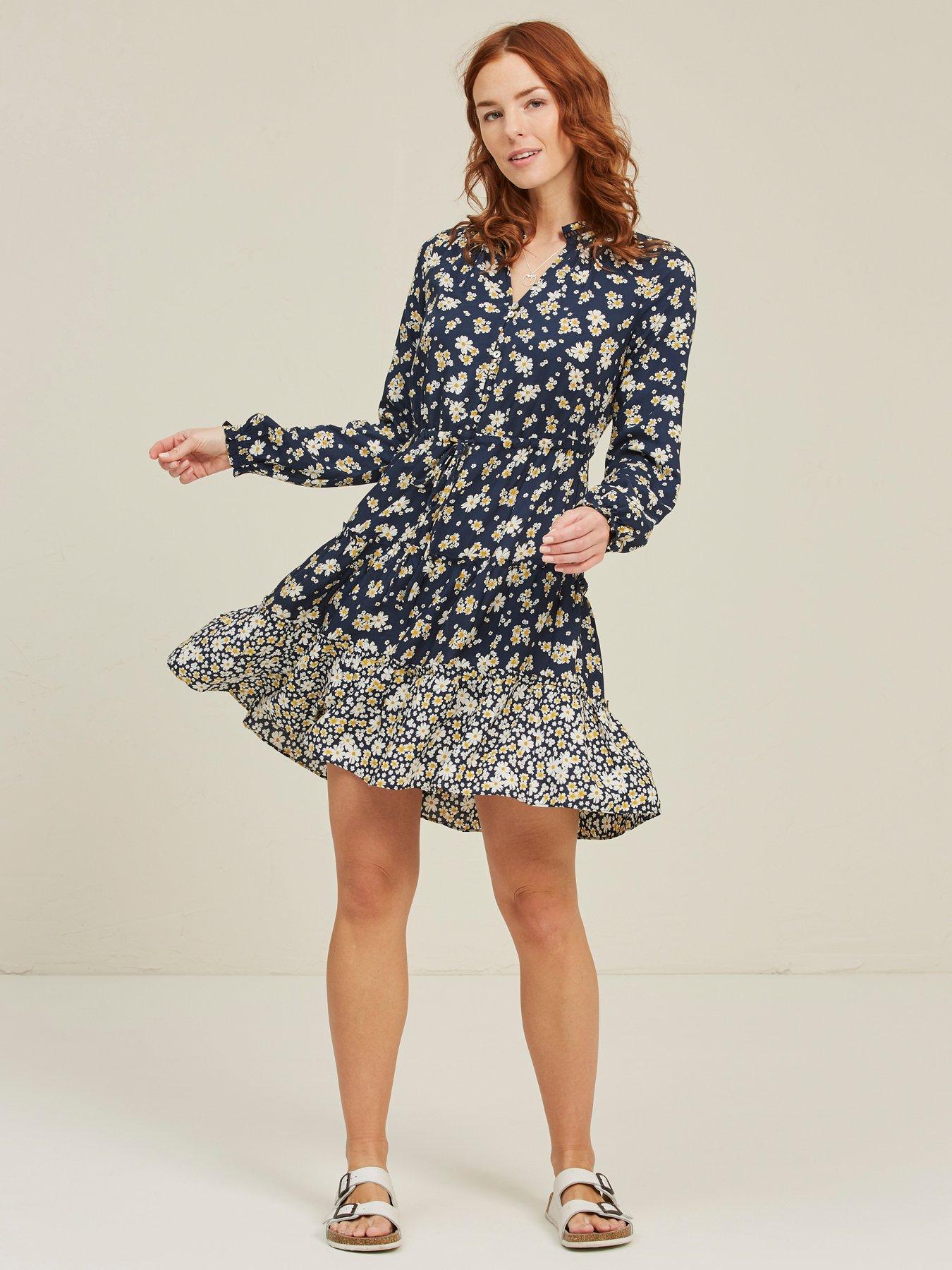 fat face navy dress