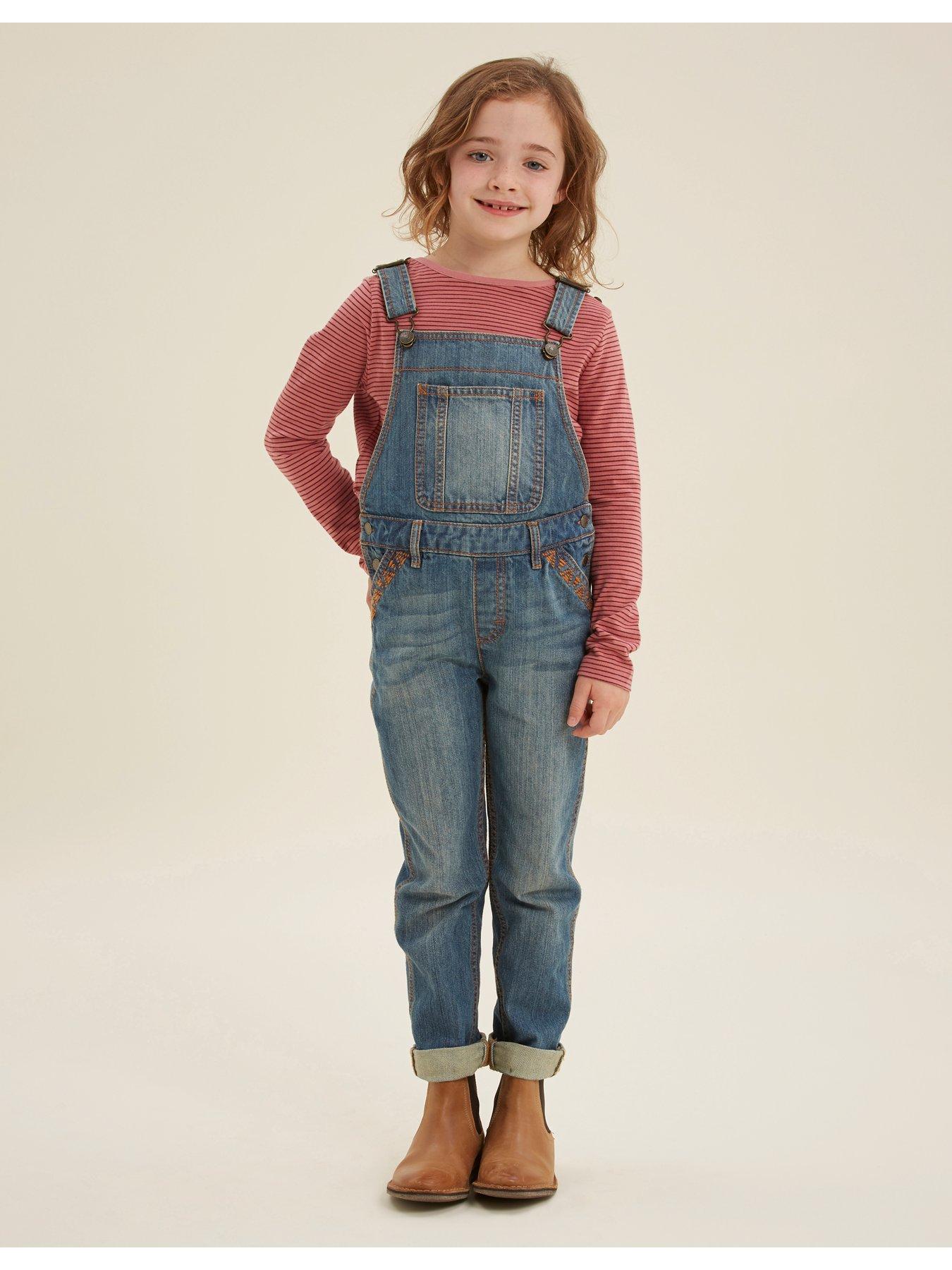 fatface girls dungarees