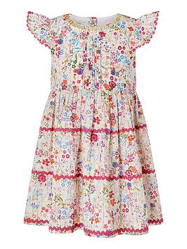 Monsoon Monsoon Baby Girls Constance Ditsy Dress - Ivory Picture