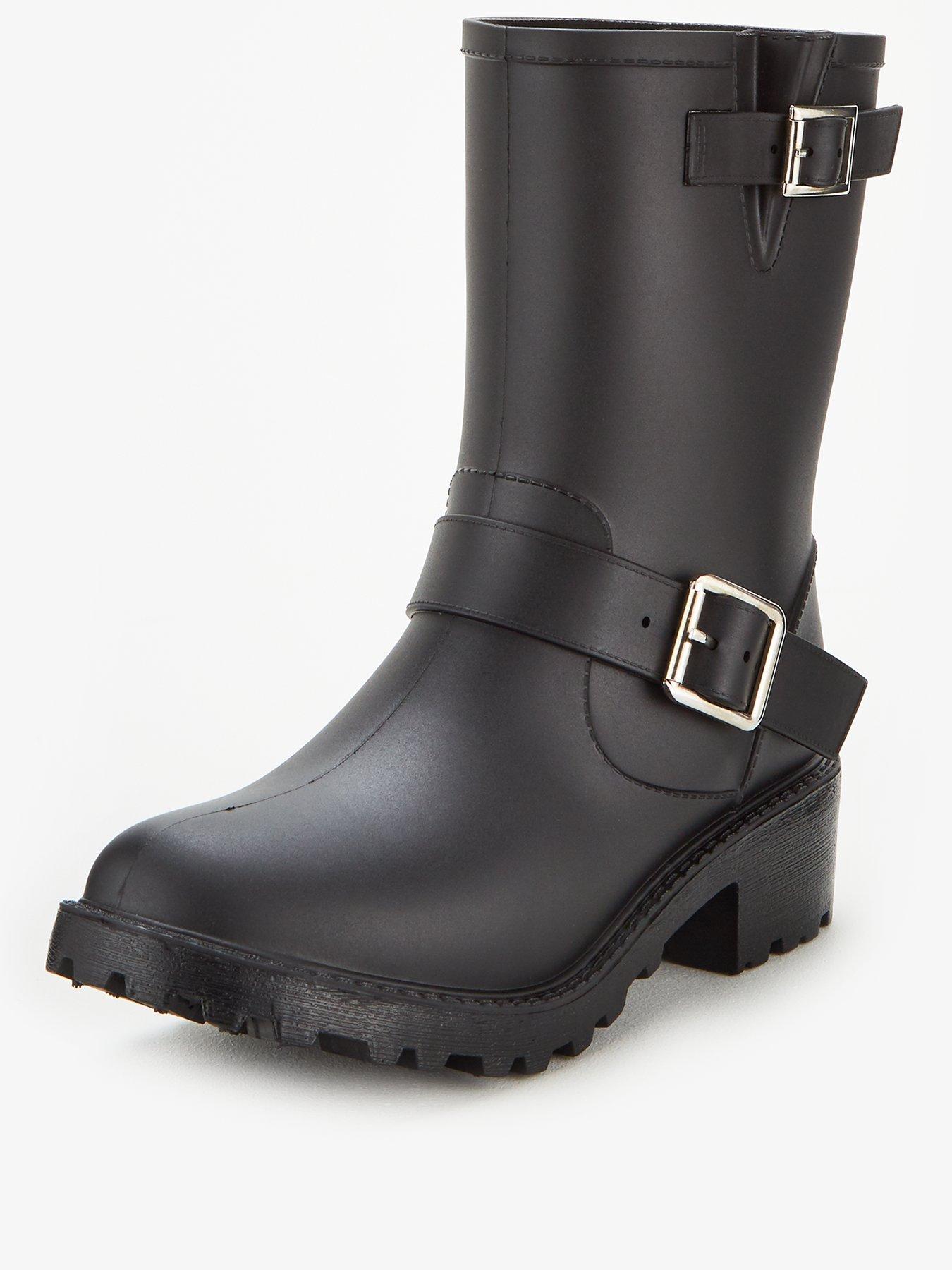 everyday-ladies-biker-wellington-boot-black