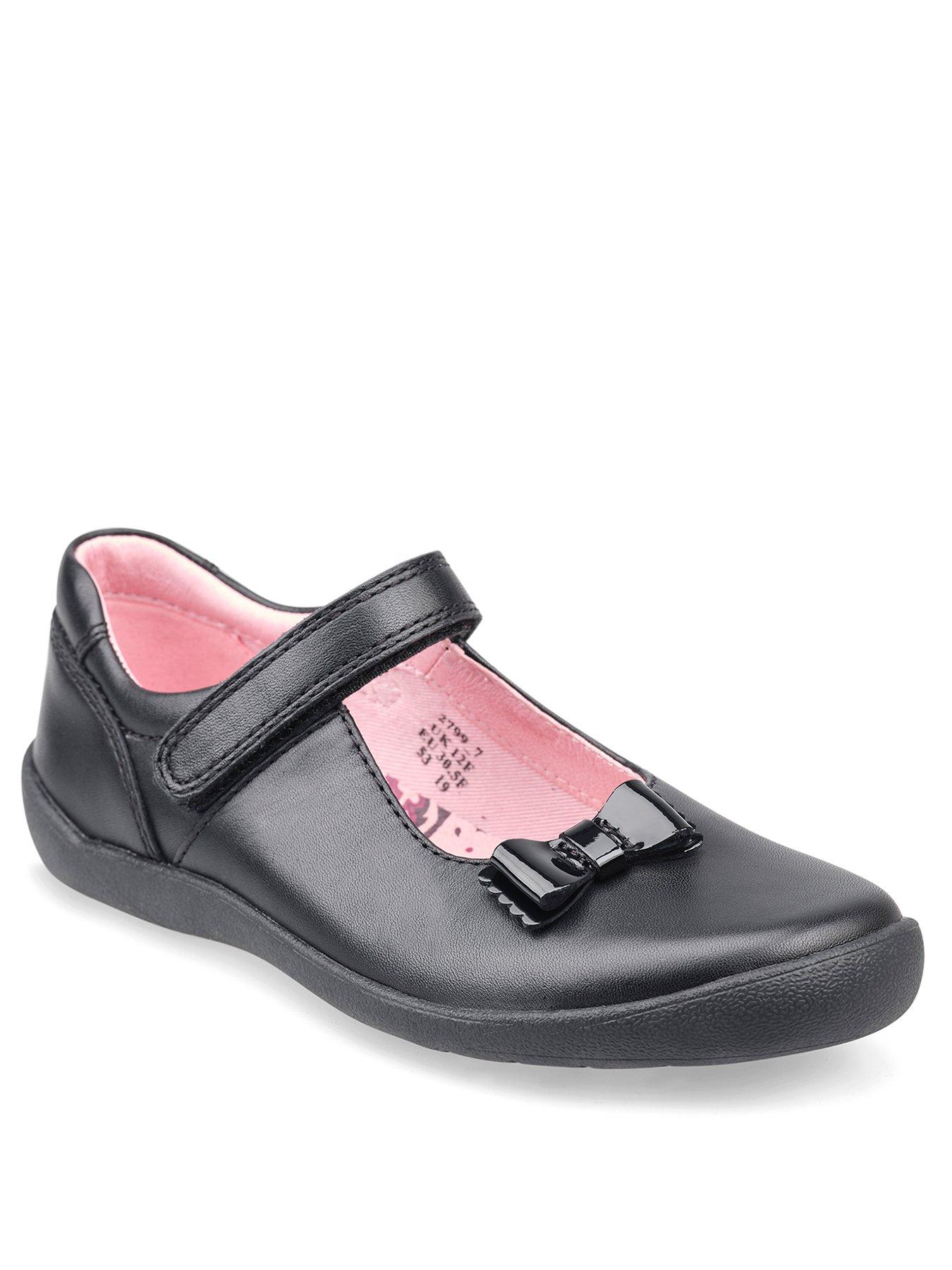narrow girls school shoes