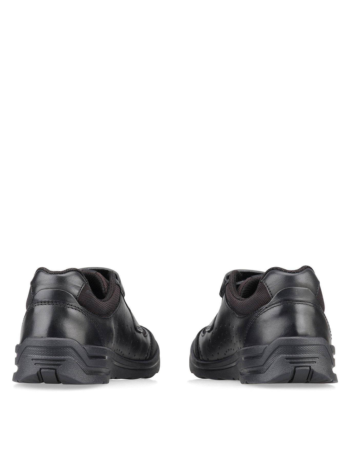 Image 3 of 5 of Start-rite Rocket Boys Space Themed Glow In The Dark&nbsp;Leather School Shoes - Black&nbsp;