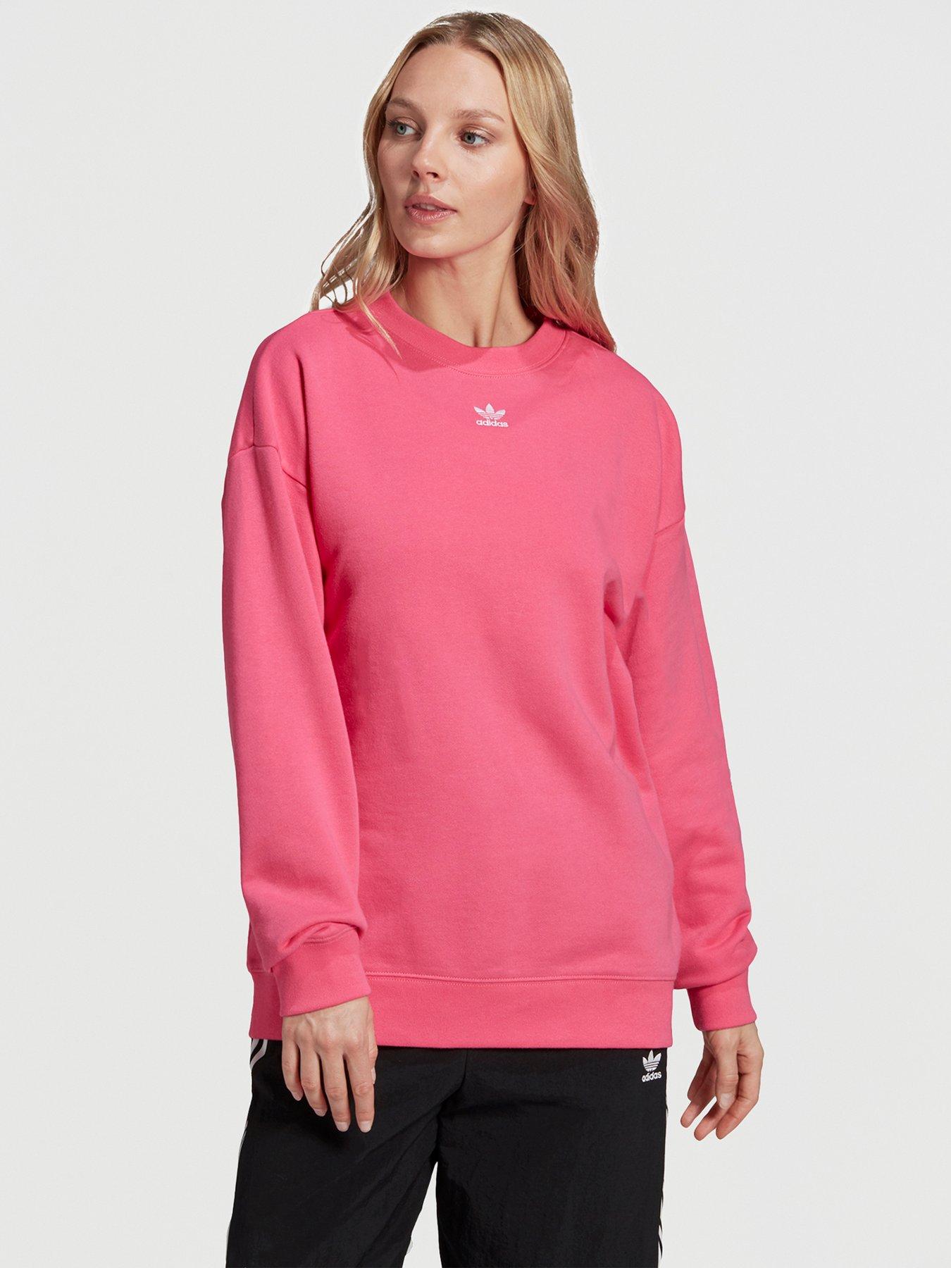 pink adidas sweatshirt