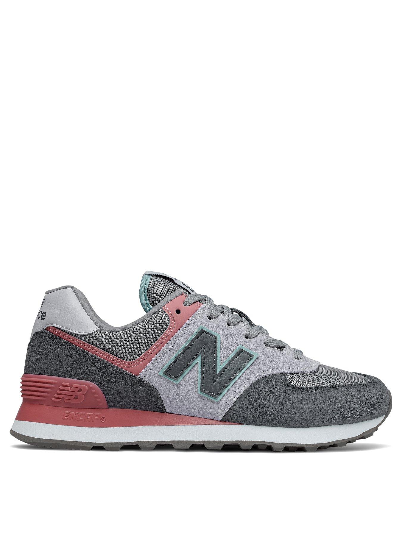 new balance grey pink 574