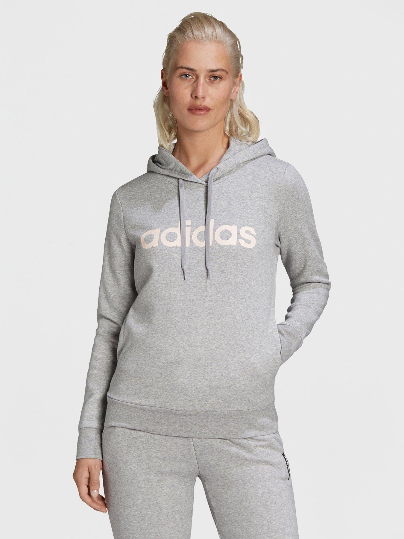 adidas originals linear fleece overhead hoodie