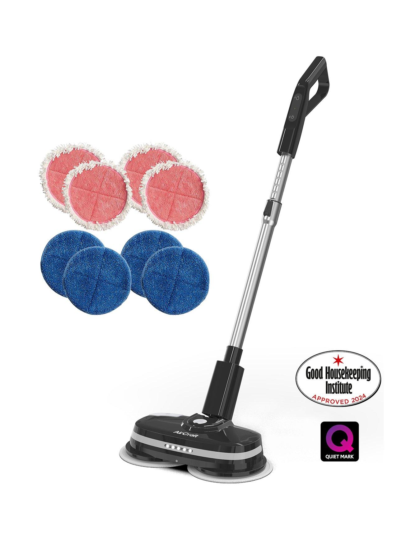 AirCraft PowerGlide Cordless Hard Floor Cleaner with extra Pads - Cleaning And Buffering Around 20 Square Metres Per Minute