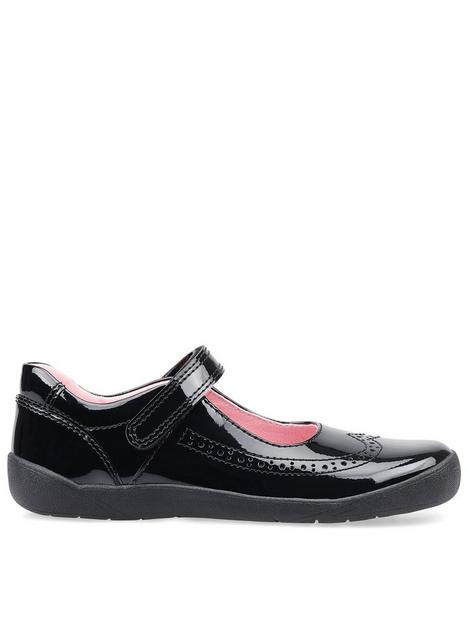 start-rite-girls-spiritnbsppatent-leather-mary-jane-school-shoes-with-unicorn-footbed-black