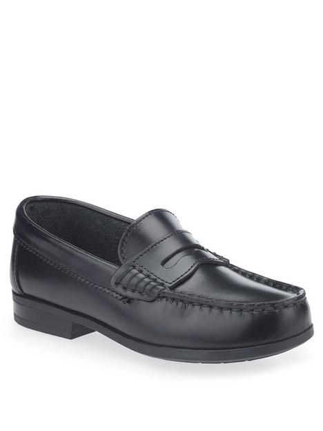 start-rite-girls-penny-black-leather-loafernbspslip-on-school-shoes-black