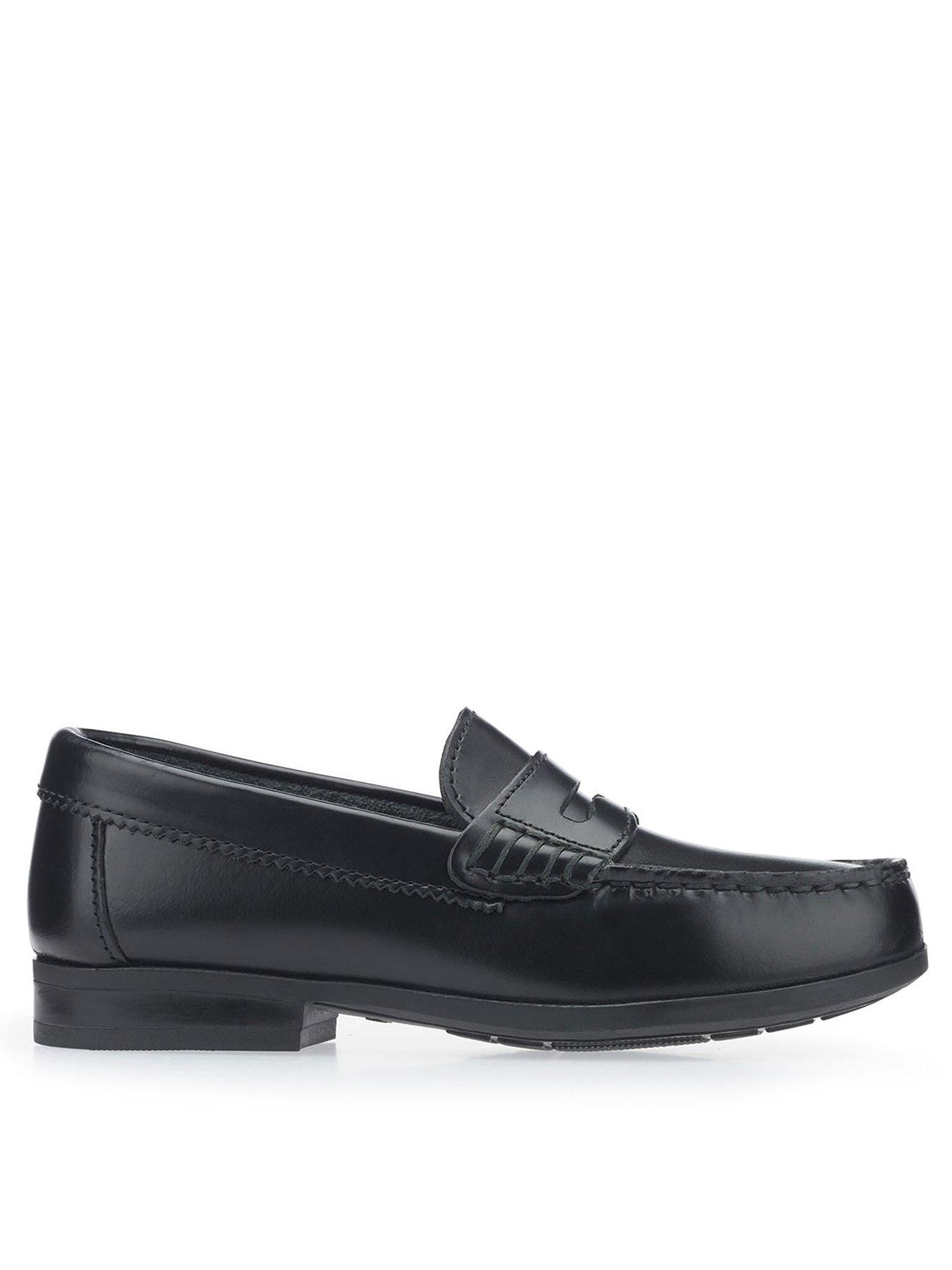 Girls hot sale black loafers