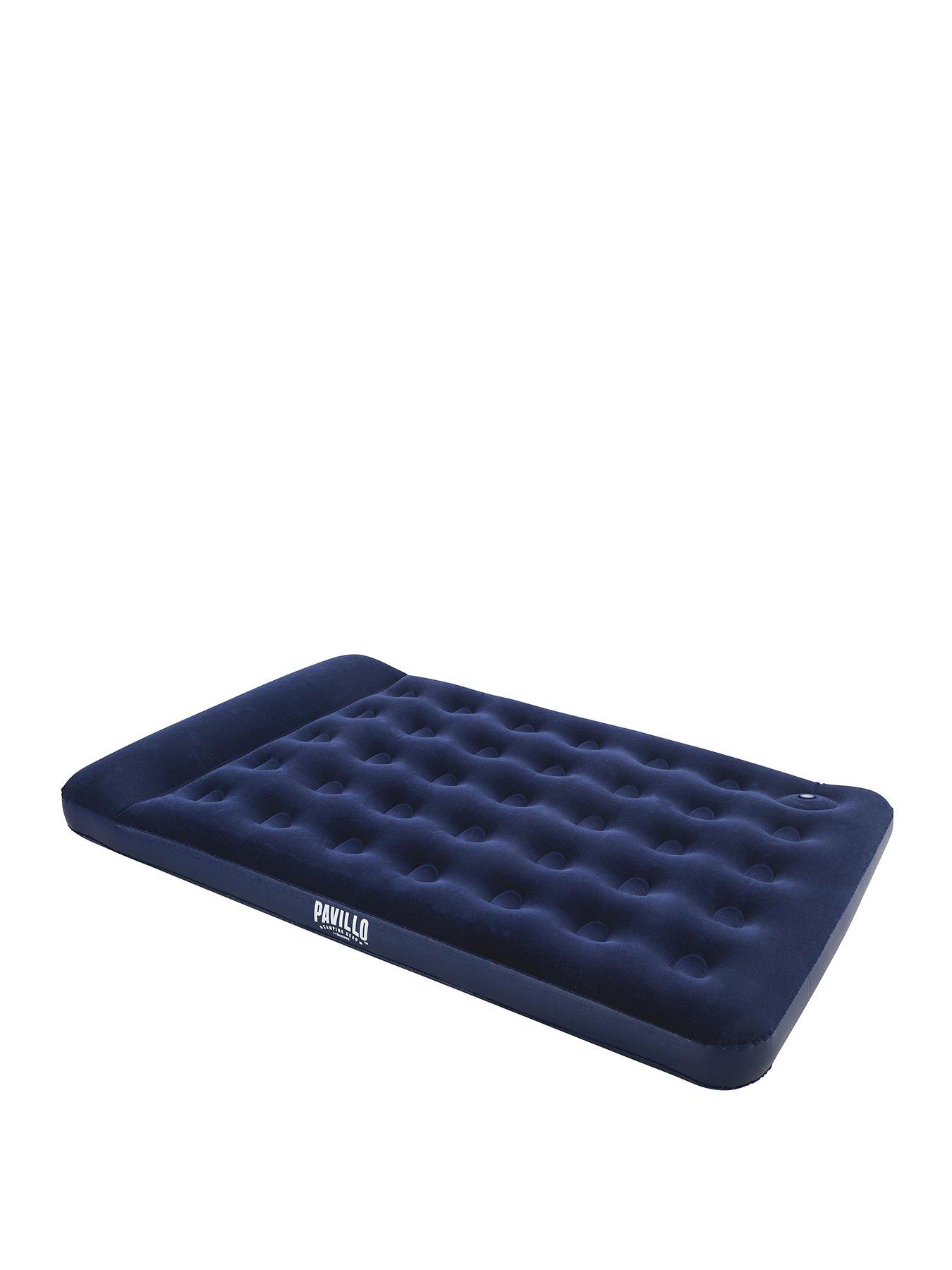 undefined Easy Inflate Double Flocked Airbed