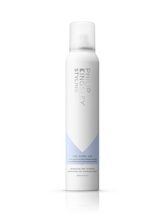 front image of philip-kingsley-one-more-day-refreshing-dry-shampoo-200ml