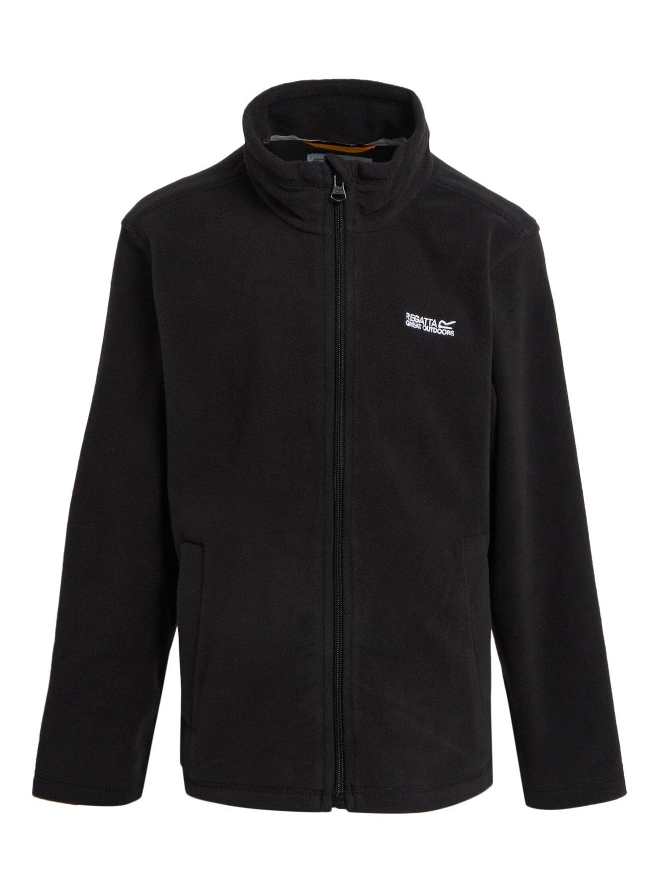 Image 4 of 5 of Regatta Childrens&nbsp;King Ii Zip Front&nbsp;Fleece&nbsp;- Black